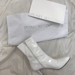 Stuart Weitzman Shoes - Stuart Weitzman cling white boots Stuart Weitzman Shoes - Stuart Weitzman cling white boots